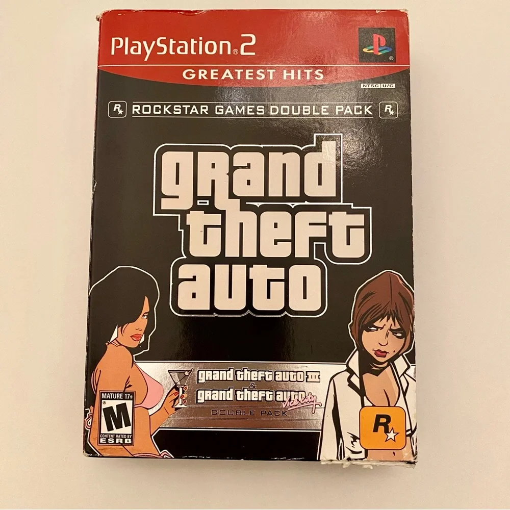 Grand Theft Auto Double Pack Greatest Hits Sony PlayStation 2 | III & Vice City